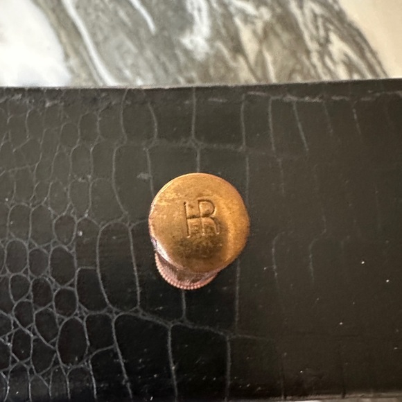 Antique1920s Helena Rubinstein leather cosmetic travel case with original items. - Picture 7 of 15